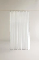 RIDEAU DE DOUCHE LIN COTON OVERLOCK
