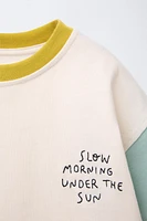 ENSEMBLE JOGGING T-SHIRT ET BERMUDA COLOR BLOCK