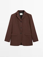 Linen blend suit blazer - Limited Edition