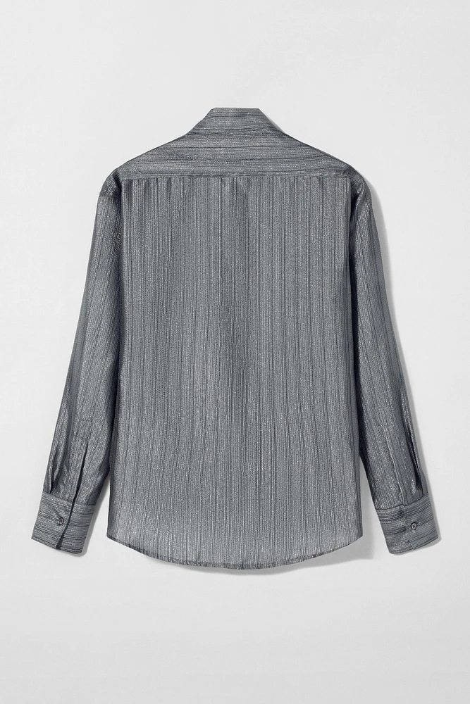 CHEMISE FIL BRILLANT BOBBY GILLESPIE X ZARA