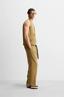 LIMITED EDITION LINEN-LYOCELL RELAXED FIT VEST