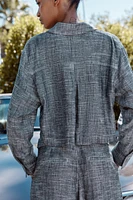 CHEMISE COURTE À POCHES