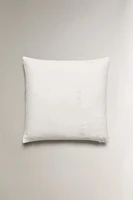 EMBROIDERED LINEN PILLOW