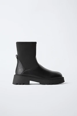 STRETCH ANKLE BOOTS