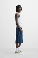 BERMUDA EN DENIM BAGGY FIT