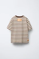NATURAL HISTORY MUSEUM LONDON © STRIPED POCKET T-SHIRT
