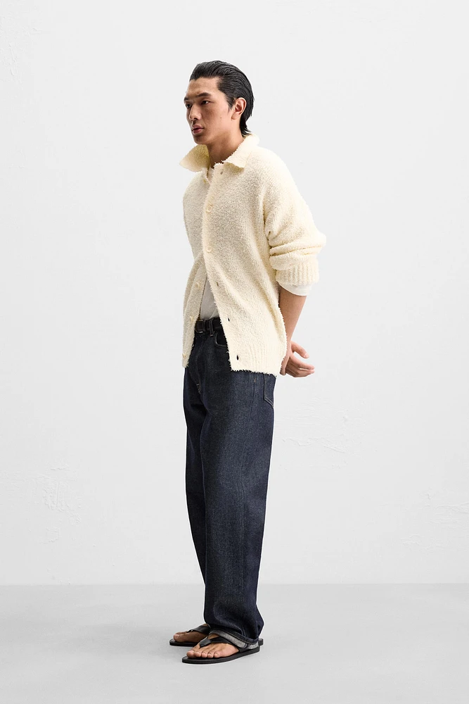 CARDIGAN À TEXTURE SERVIETTE