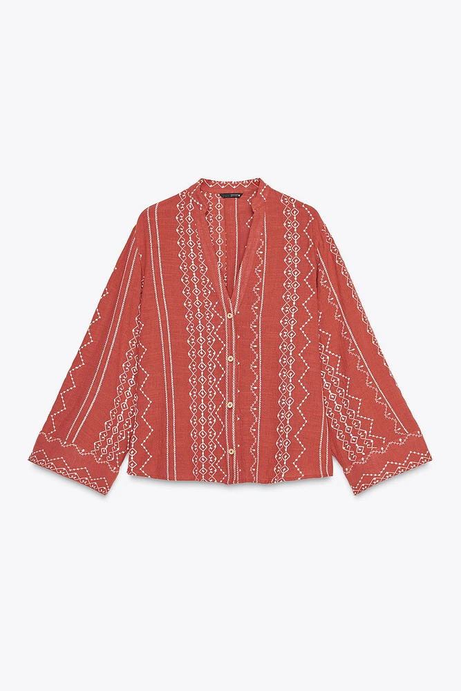 EMBROIDERED SHIRT