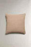 HOUSSE DE COUSSIN JUTE ET COTON