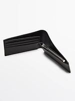 Nappa leather landscape wallet