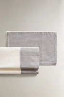 ENSEMBLE DE LINGE DE LIT MINI-LIT BÉBÉ CARRÉS