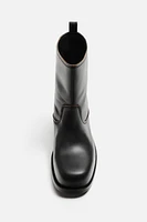 LEATHER BOOTS