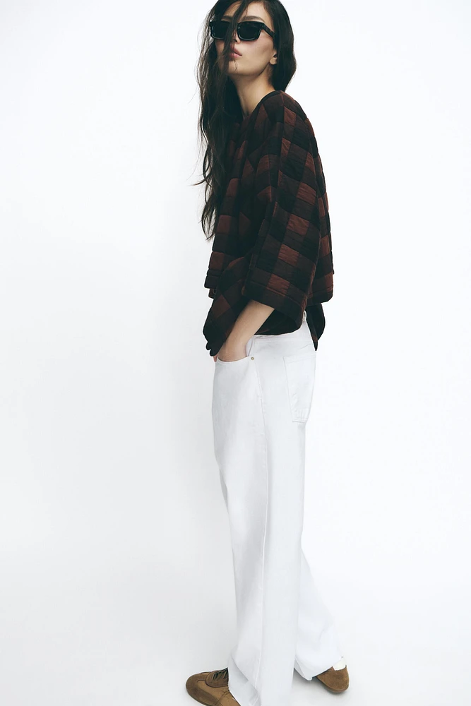 PADDED CHECKERED JACKET