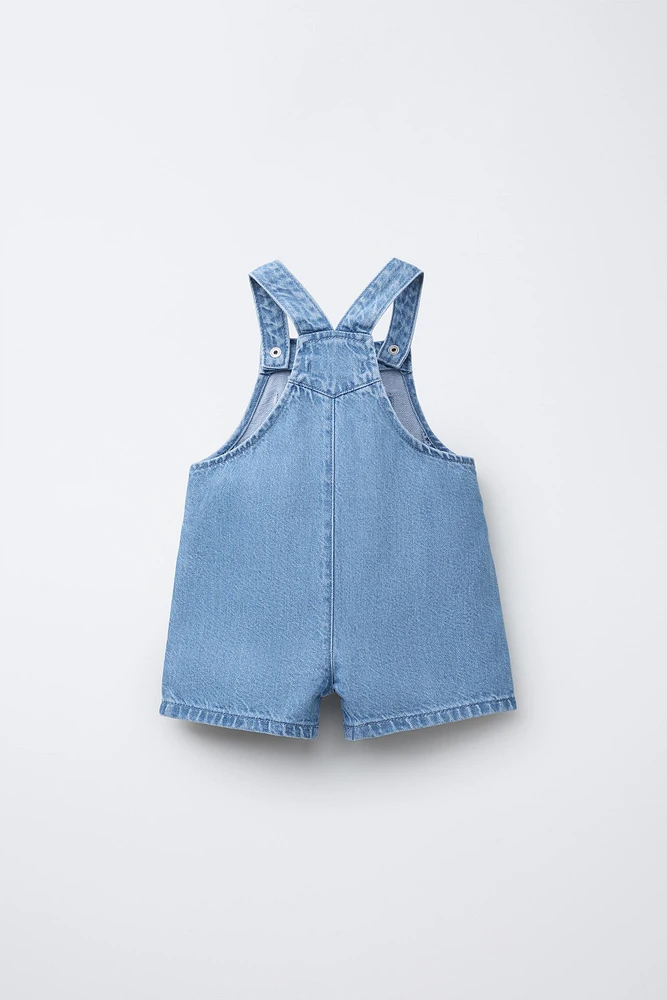 SALOPETTE COURTE EN DENIM