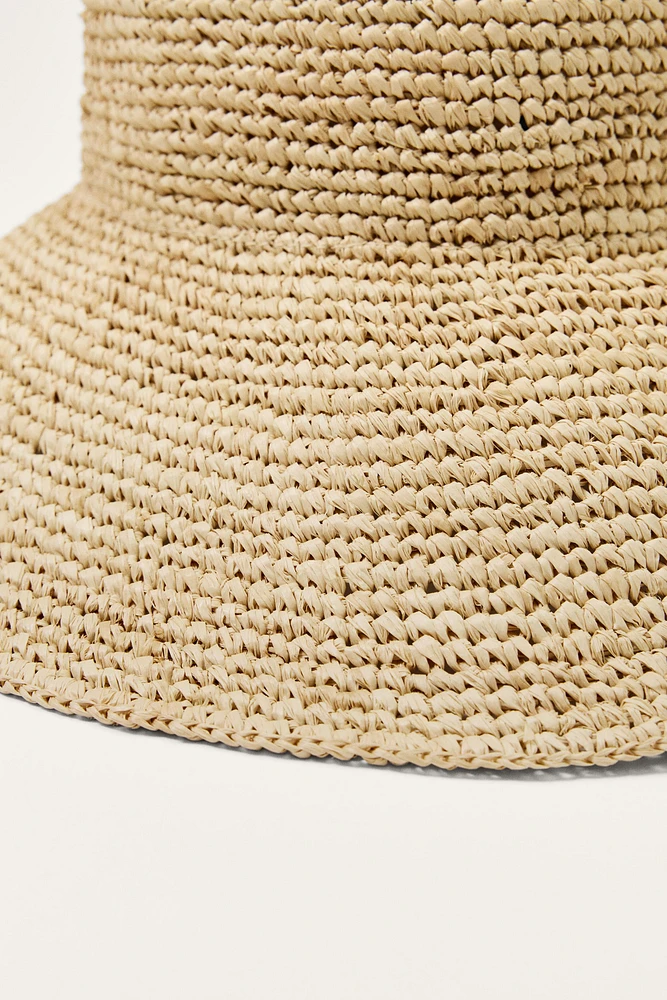 LIMITED EDITION RAFFIA BUCKET HAT