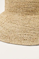 LIMITED EDITION RAFFIA BUCKET HAT