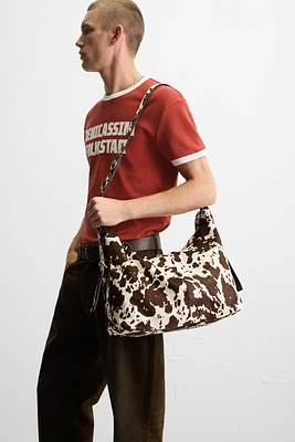 SAC SHOPPER EN CUIR À IMPRIMÉ ANIMALIER