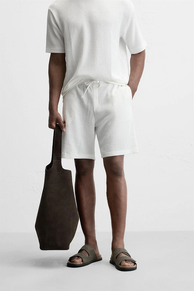 BERMUDA RELAXED FIT JACQUARD