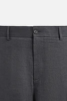 100% LINEN SUIT PANTS