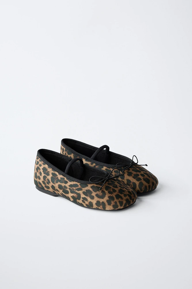 ANIMAL PRINT BALLET FLATS