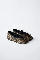 ANIMAL PRINT BALLET FLATS