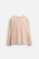 T-SHIRT JACQUARD RAYURES