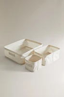 LINEN ORGANIZER BASKET