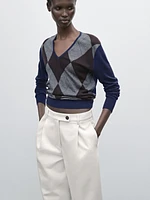 Pantalon large plissé coton