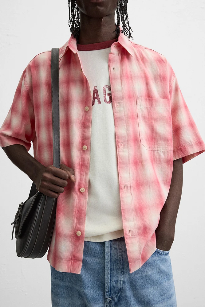 CHEMISE RELAXED FIT À CARREAUX