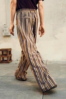 WIDE FIT STRIPED PANTS LIMITED EDITION