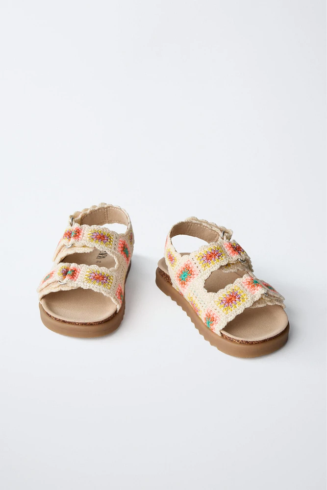 CROCHETED SANDALS