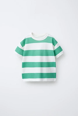 T-SHIRT BASIQUE À RAYURES