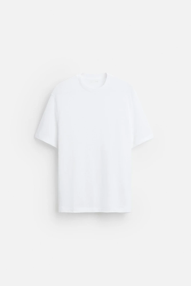 T-SHIRT EN MAILLE REGULAR FIT