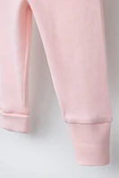 LOT DE DEUX LEGGINGS CÔTELÉS AJUSTABLES