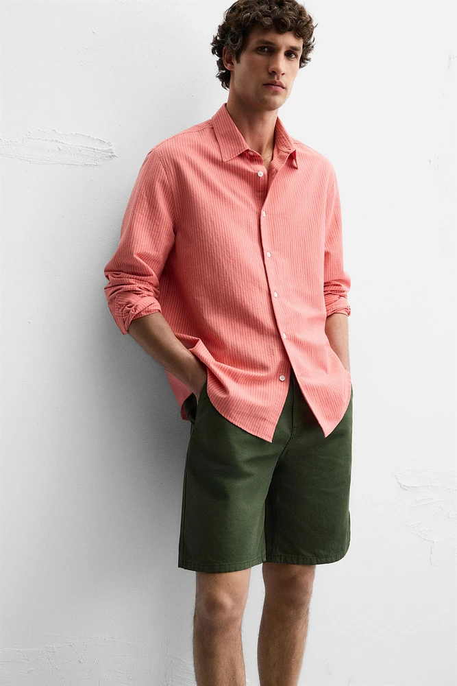 WASHED TEXTURED SHORTS