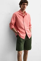 WASHED TEXTURED SHORTS
