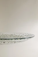TEXTURED ACRYLIC DINNER PLATE