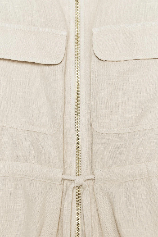 CHEMISE SAFARI AVEC LIN