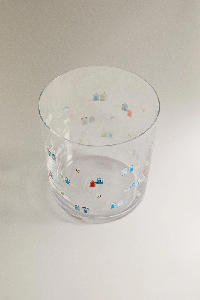 VERRE VERRE RECYCLABLE MOTIF