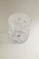 VERRE VERRE RECYCLABLE MOTIF