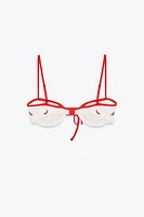 HAUT DE BIKINI À ARMATURES BRODÉ