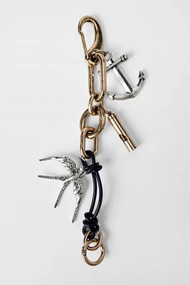 PORTE-CLÉS POSITIONS MULTIPLES EN MATIÈRES VARIÉES CHARMS KATE MOSS X ZARA