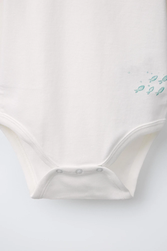 FIVE-PACK OF SEA ANIMAL BODYSUITS