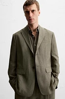 100% LINEN SUIT BLAZER