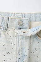 JEAN WIDE LEG BRILLANT