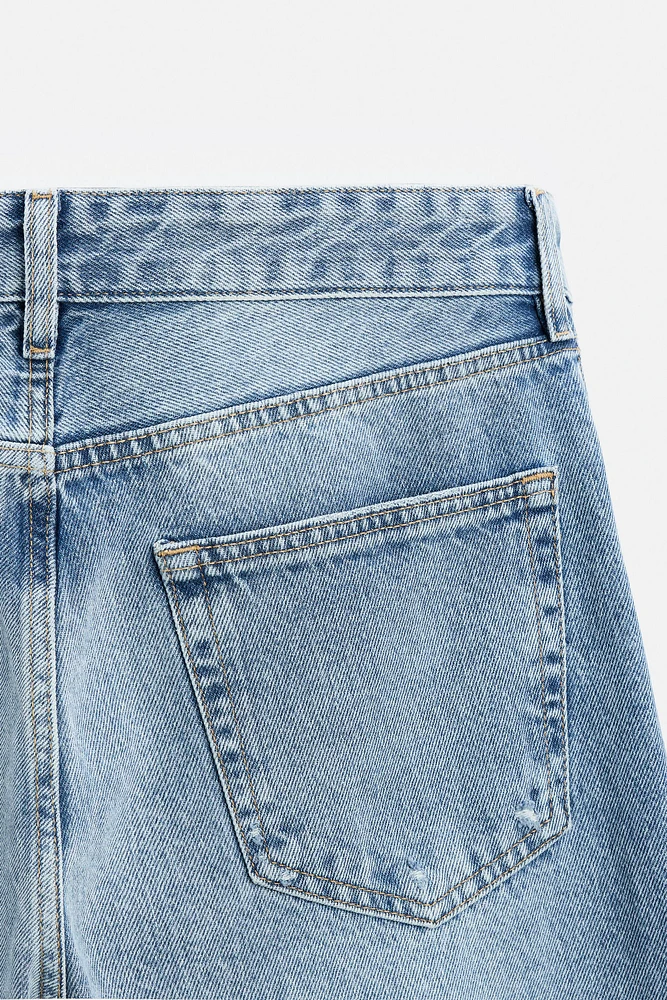 RIPPED FLARE FIT JEANS