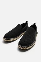 ESPADRILLE TISSU CROCHET