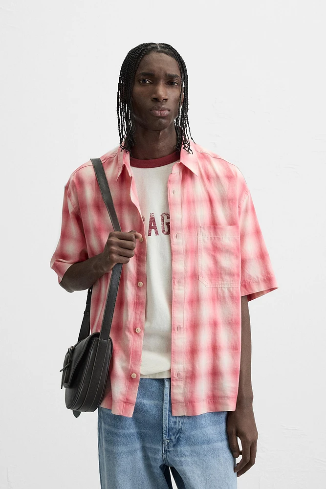 CHEMISE RELAXED FIT À CARREAUX
