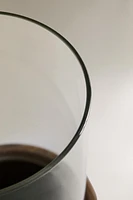 LANTERNE VERRE RECYCLABLE ET CÉRAMIQUE