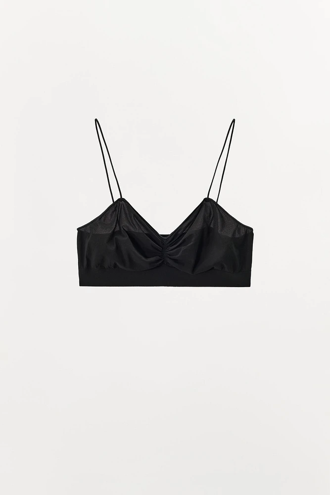 RUCHED DEMI BRA